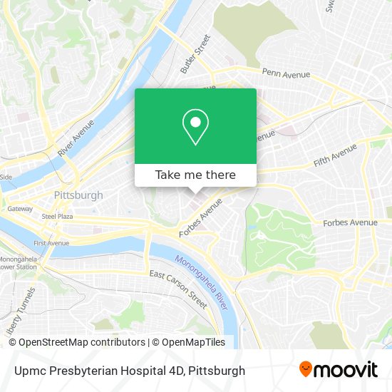 Upmc Presbyterian Hospital 4D map