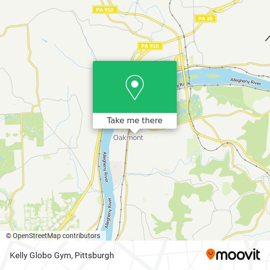 Mapa de Kelly Globo Gym