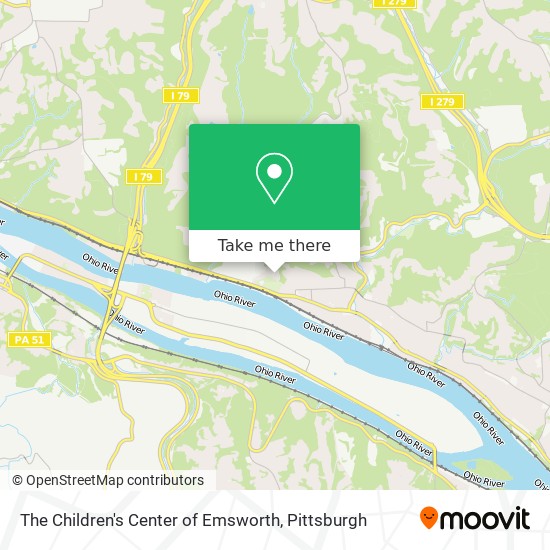 The Children's Center of Emsworth map