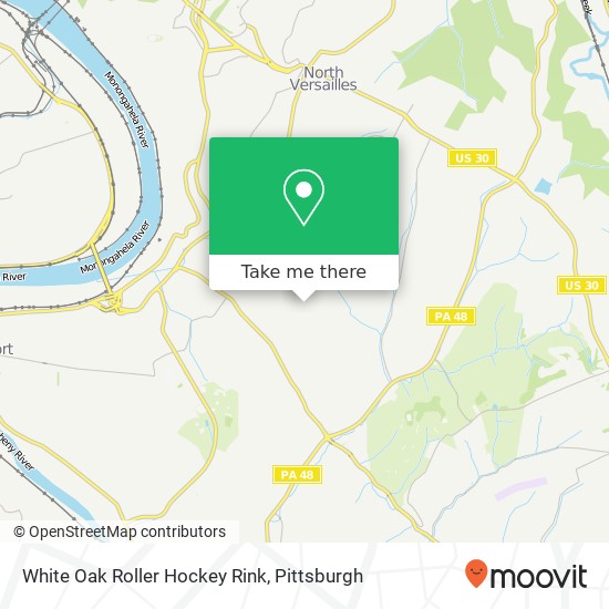 Mapa de White Oak Roller Hockey Rink