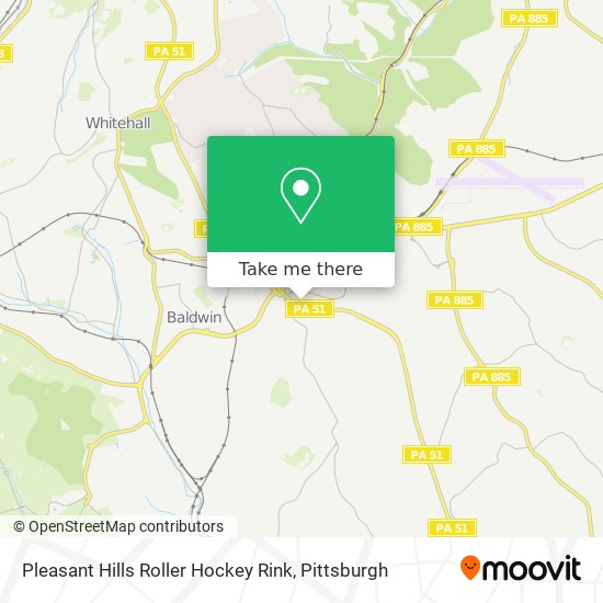 Mapa de Pleasant Hills Roller Hockey Rink