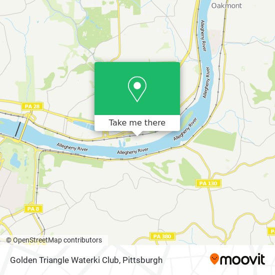 Mapa de Golden Triangle Waterki Club
