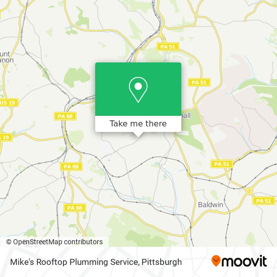 Mapa de Mike's Rooftop Plumming Service