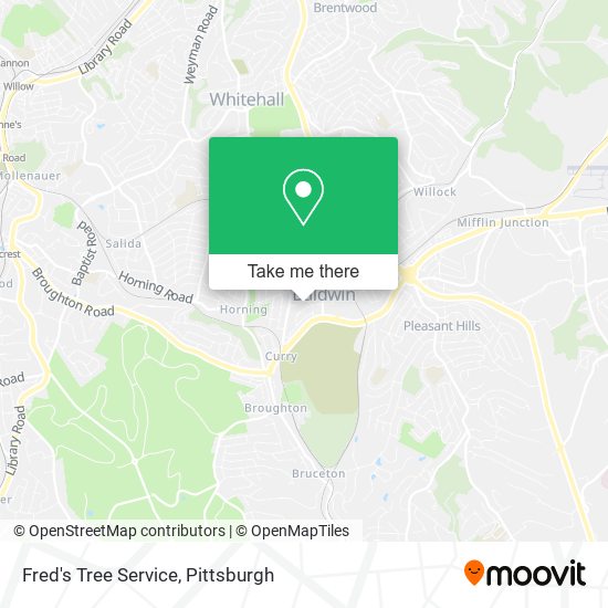 Mapa de Fred's Tree Service