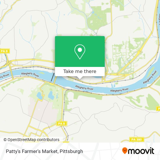 Mapa de Patty's Farmer's Market