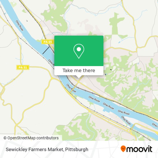 Sewickley Farmers Market map