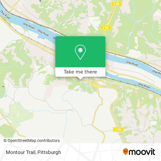 Mapa de Montour Trail