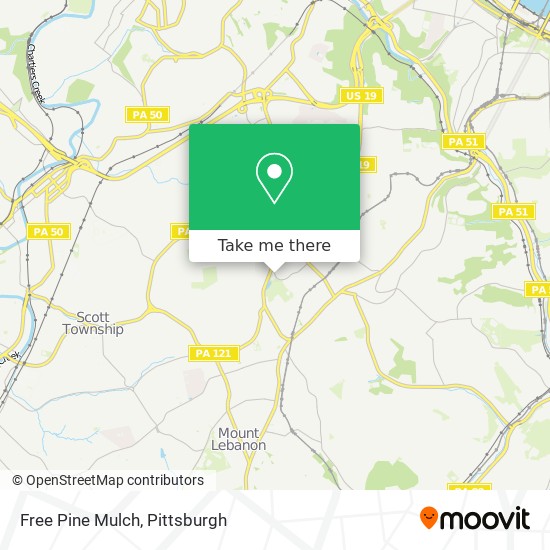 Mapa de Free Pine Mulch