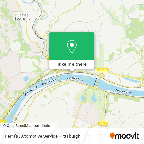 Ferra's Automotive Service map