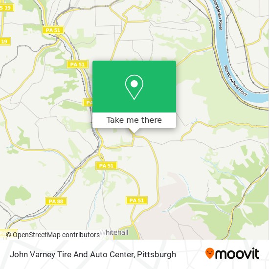 John Varney Tire And Auto Center map