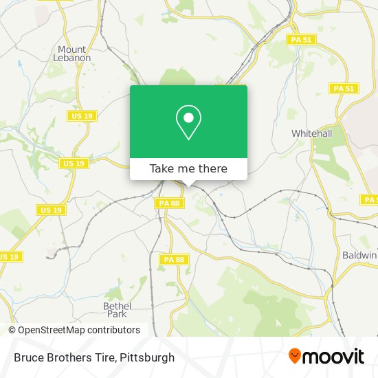 Mapa de Bruce Brothers Tire