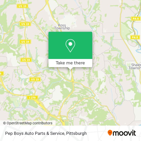 Mapa de Pep Boys Auto Parts & Service