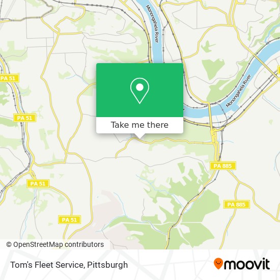 Mapa de Tom's Fleet Service