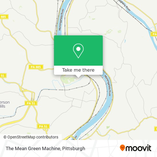 Mapa de The Mean Green Machine