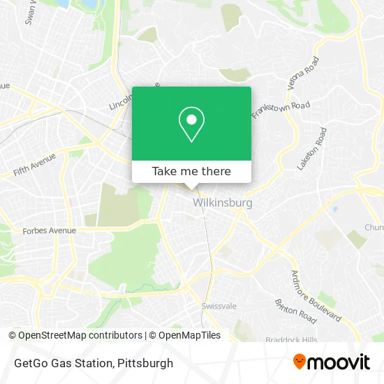 GetGo Gas Station map