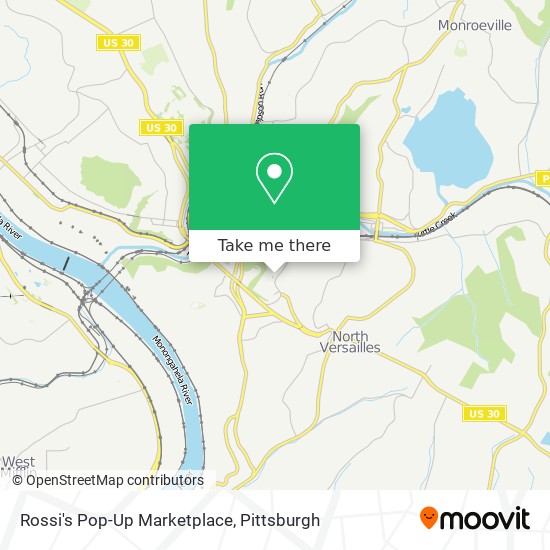 Mapa de Rossi's Pop-Up Marketplace