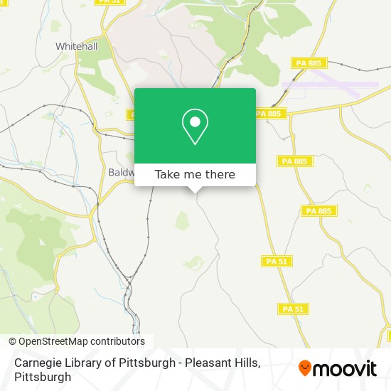 Mapa de Carnegie Library of Pittsburgh - Pleasant Hills