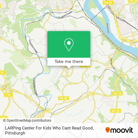 Mapa de LARPing Center For Kids Who Cant Read Good