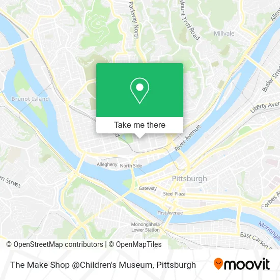 The Make Shop @Children's Museum map