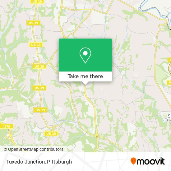 Tuxedo Junction map
