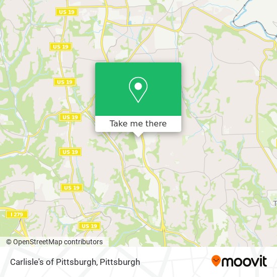 Mapa de Carlisle's of Pittsburgh