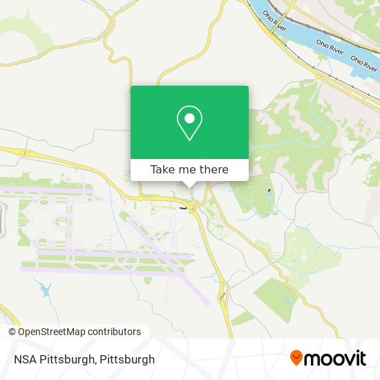 NSA Pittsburgh map