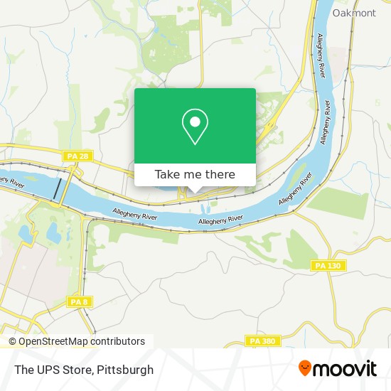 Mapa de The UPS Store