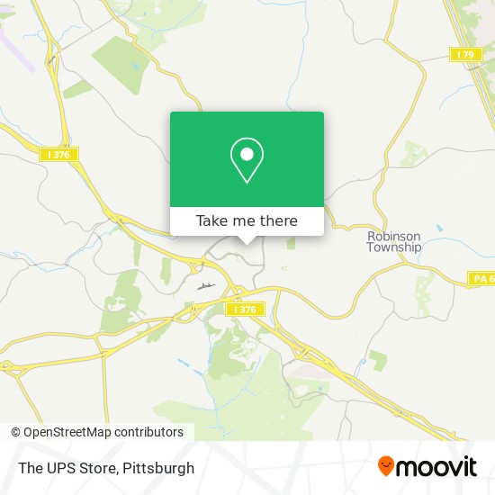 The UPS Store map