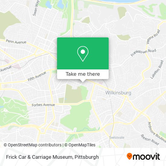 Frick Car & Carriage Museum map