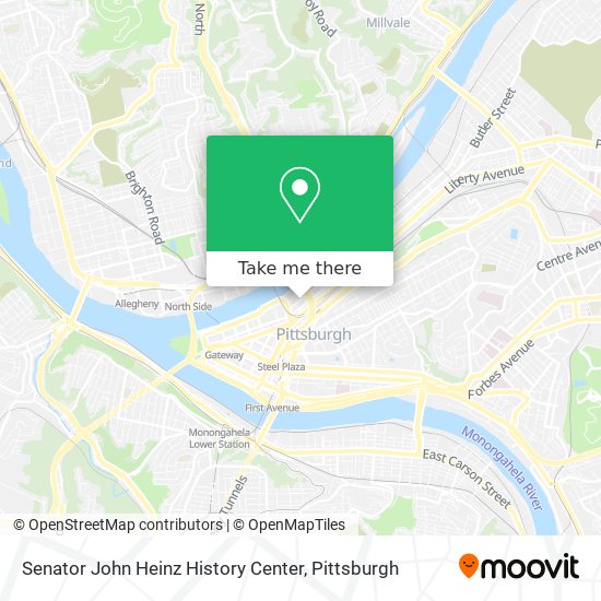 Senator John Heinz History Center map