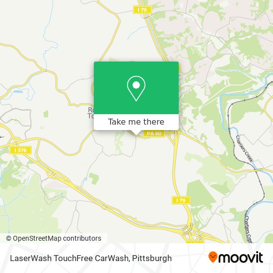 Mapa de LaserWash TouchFree CarWash