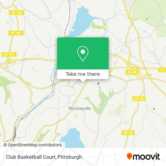 Club Basketball Court map