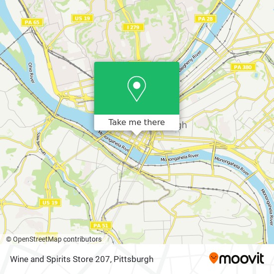 Wine and Spirits Store 207 map