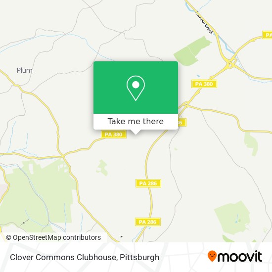 Mapa de Clover Commons Clubhouse