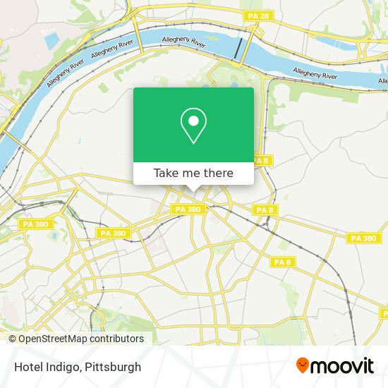 Hotel Indigo map