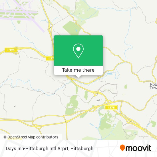 Mapa de Days Inn-Pittsburgh Intl Arprt