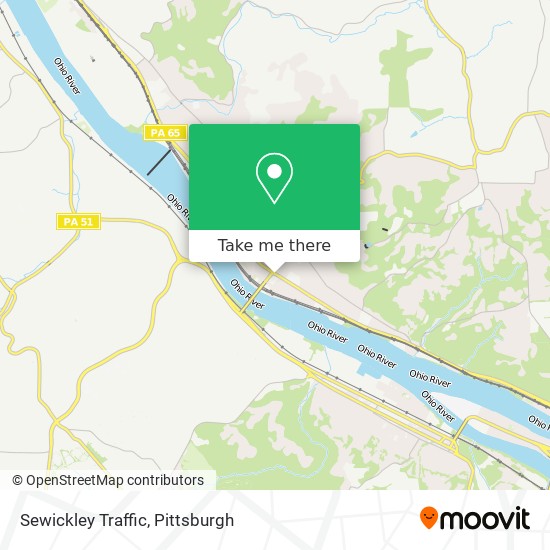 Sewickley Traffic map