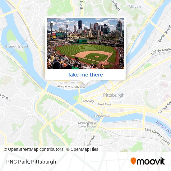 Mapa de PNC Park