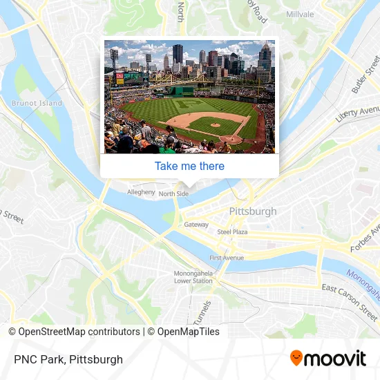 PNC Park map