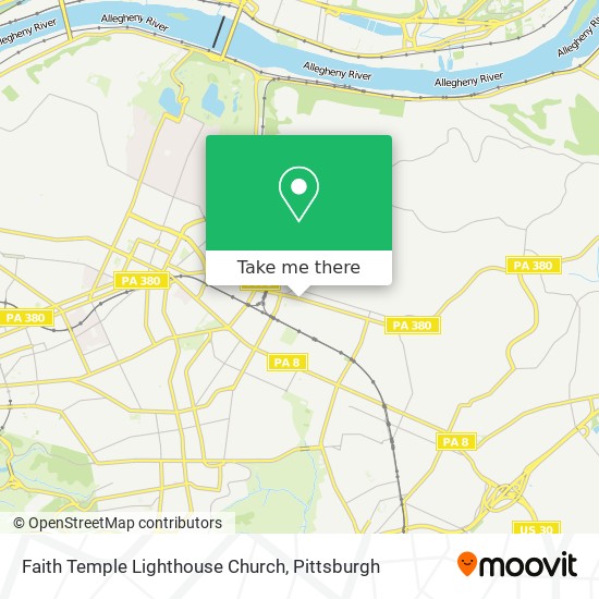 Faith Temple Lighthouse Church map