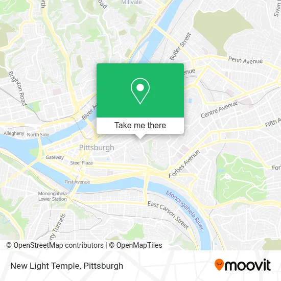 New Light Temple map