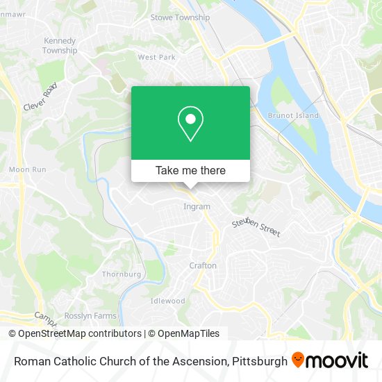 Roman Catholic Church of the Ascension map