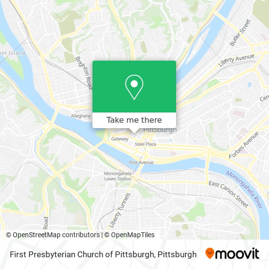 Mapa de First Presbyterian Church of Pittsburgh