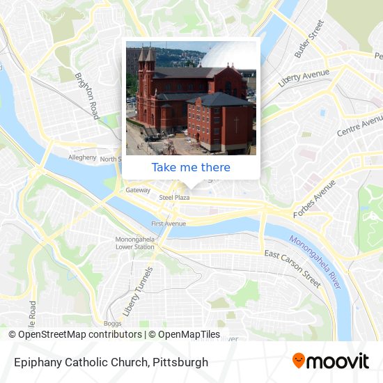 Epiphany Catholic Church map