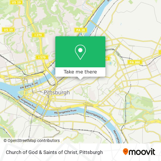 Church of God & Saints of Christ map