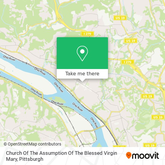 Church Of The Assumption Of The Blessed Virgin Mary map