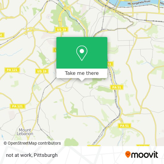 not at work map