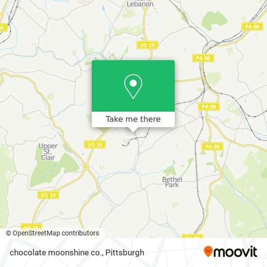 chocolate moonshine co. map