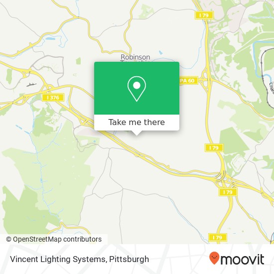 Mapa de Vincent Lighting Systems