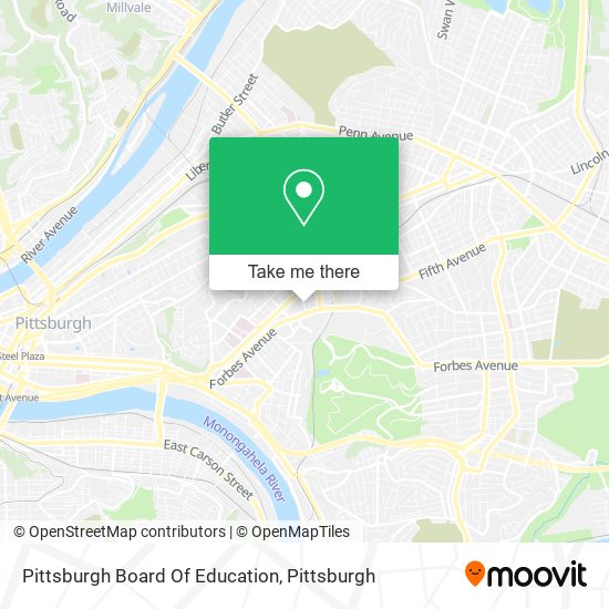 Pittsburgh Board Of Education map